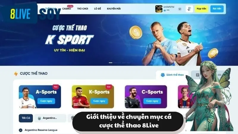 Giới thiệu về chuyên mục thể thao 8Live
