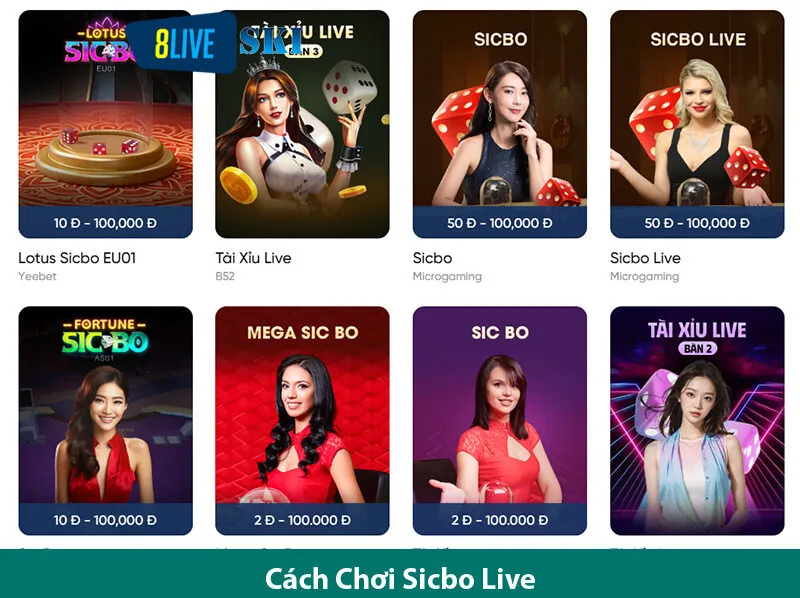 Cách chơi Sicbo live chuẩn và hiệu quả dành cho game thủ