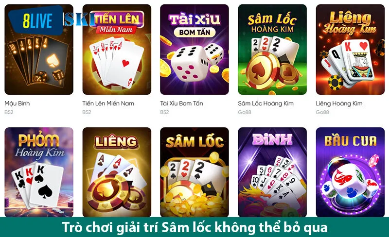 Chơi Game bài Sâm lốc hoàng kim dễ dàng và thú vị