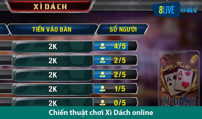 Chơi game Xì dách online dễ thắng cùng những mẹo hay