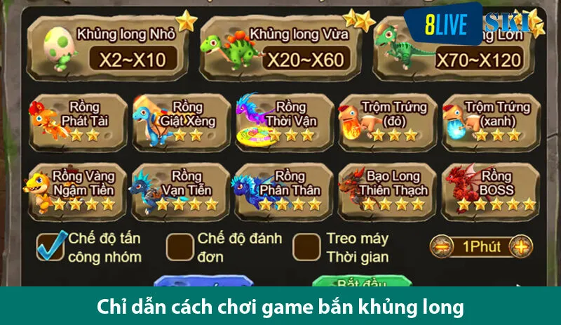 Ghi nhớ một vài mẹo bắn cá khủng long siêu đỉnh cùng