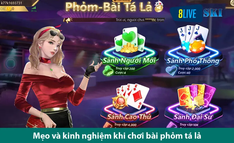 Chơi bài phỏm tá lả như thế nào để nhận thưởng khủng