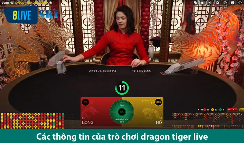 Trò chơi dragon tiger live hấp dẫn và cách tăng cơ hội thắng cược