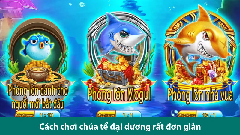 Trải ngiệm game bắn cá Chúa Tể Đại Dương thú vị, thưởng cực lớn