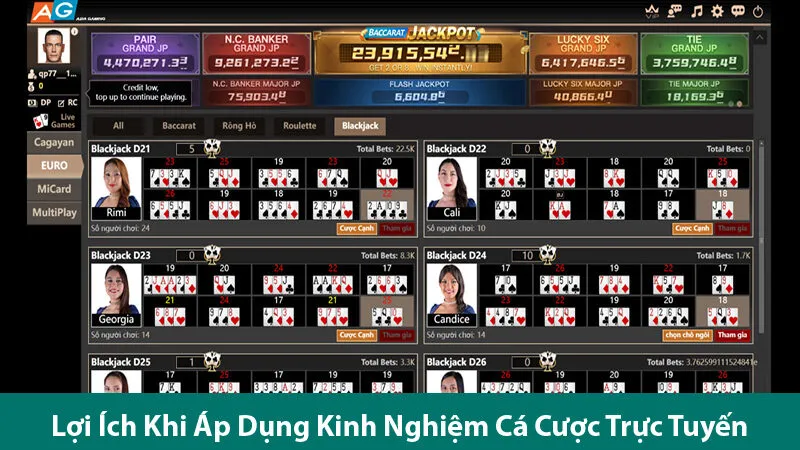 Nắm Vững Kinh Nghiệm Cá Cược Trực Tuyến Giúp Bạn Chơi Thành Công